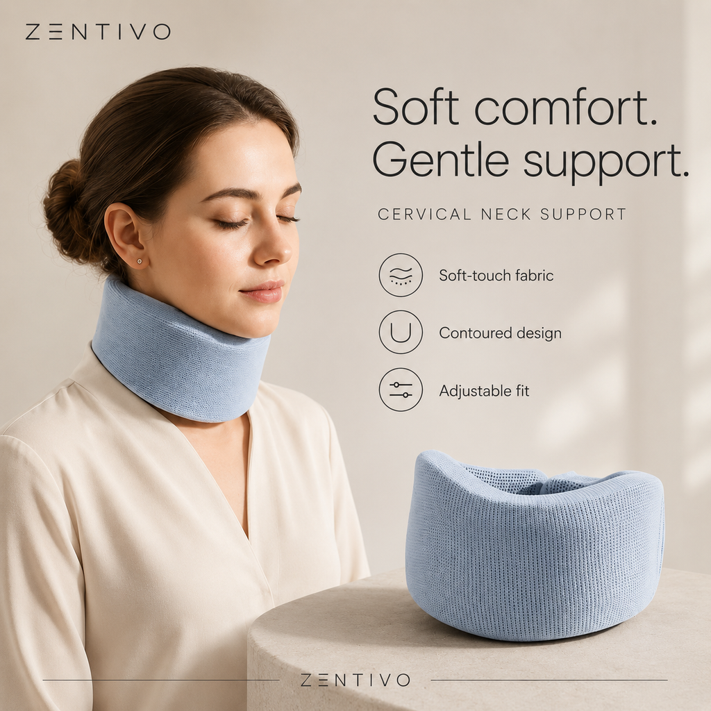 Zentivo ComfortCollar Neck Support — Soft Contoured Foam