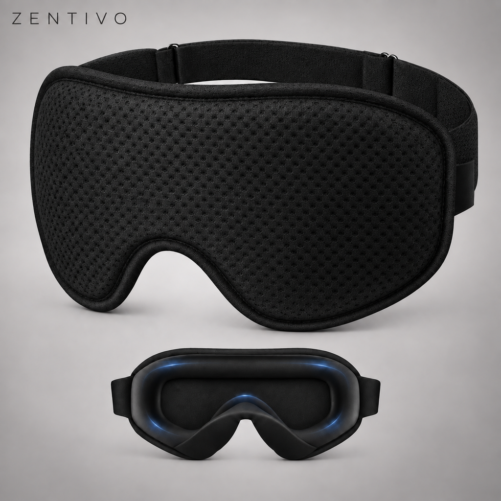 Zentivo DeepRest™ 3D Sleep Mask — Zero-Pressure Comfort