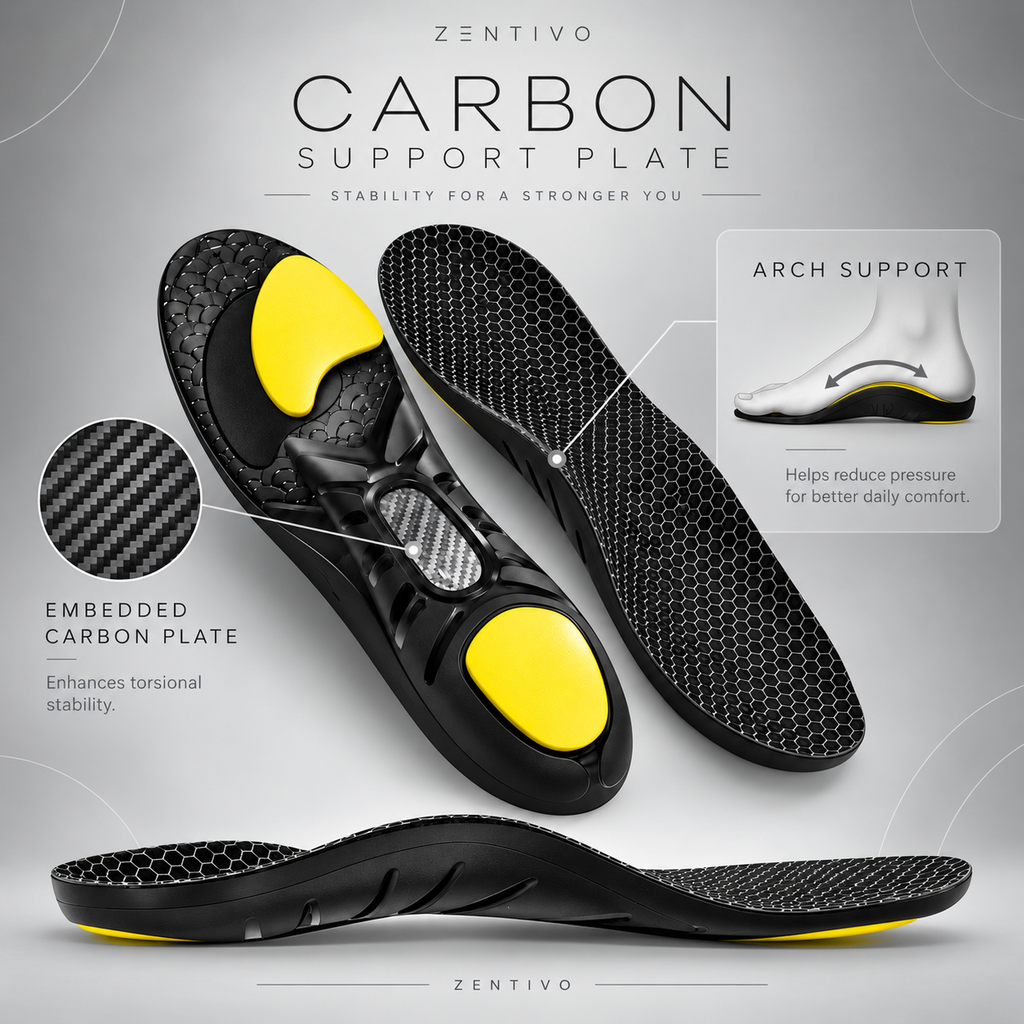 Zentivo StrideCore™ Carbon Insoles