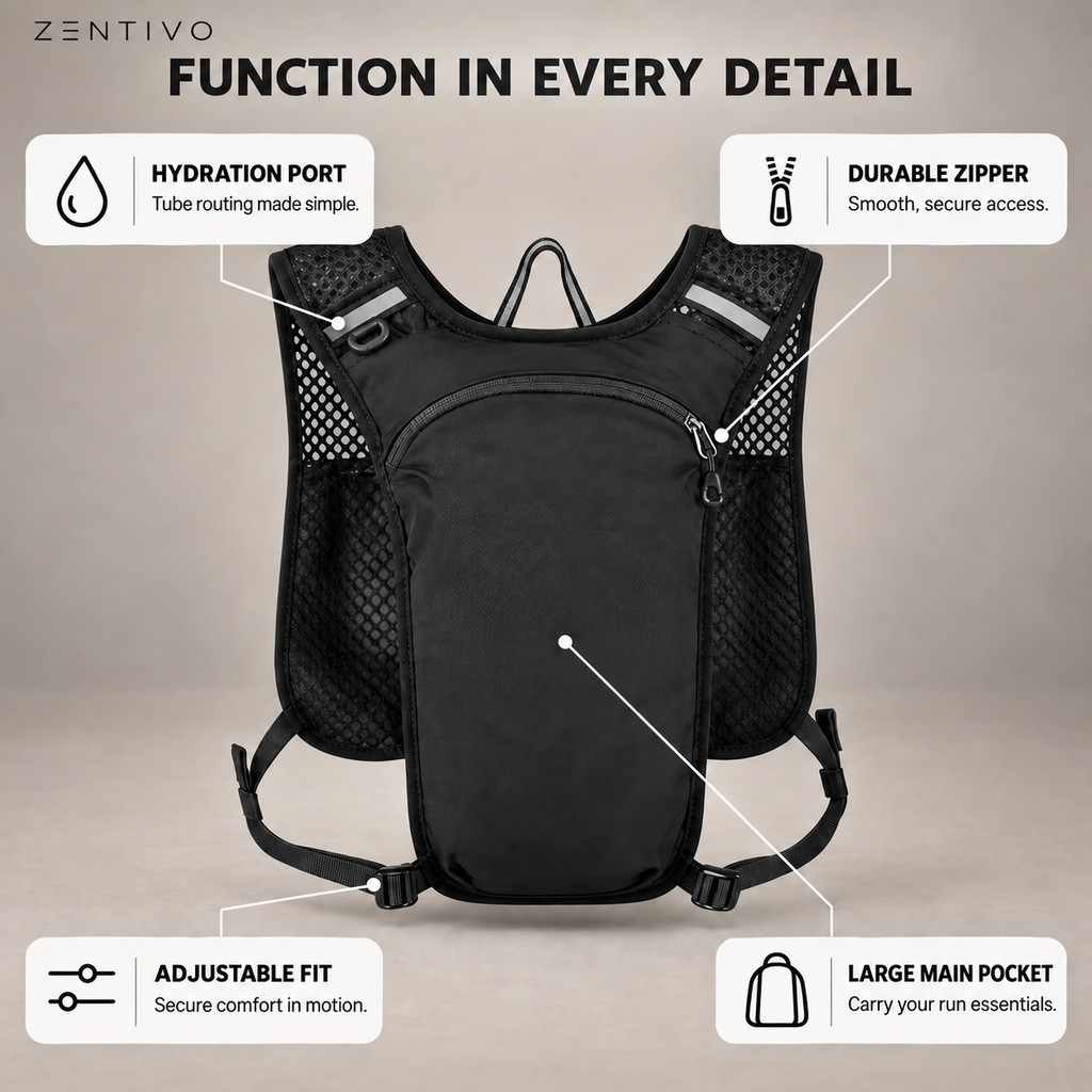 Zentivo HydroStride™ Hydration Running Vest