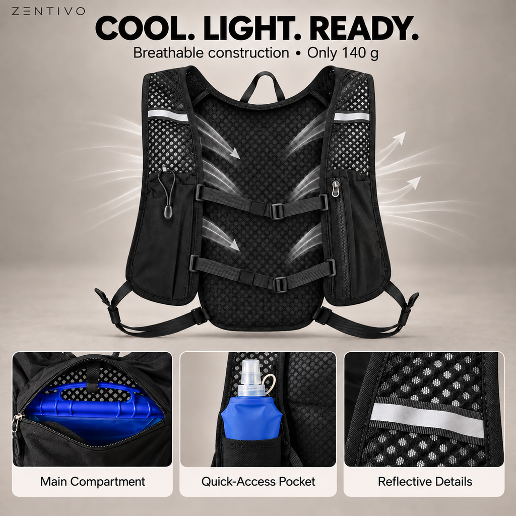 Zentivo HydroStride™ Hydration Running Vest