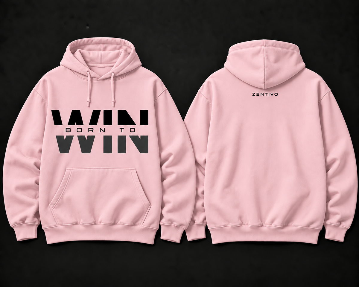 Zentivo Born to Win — Reflection Cotton Hoodie