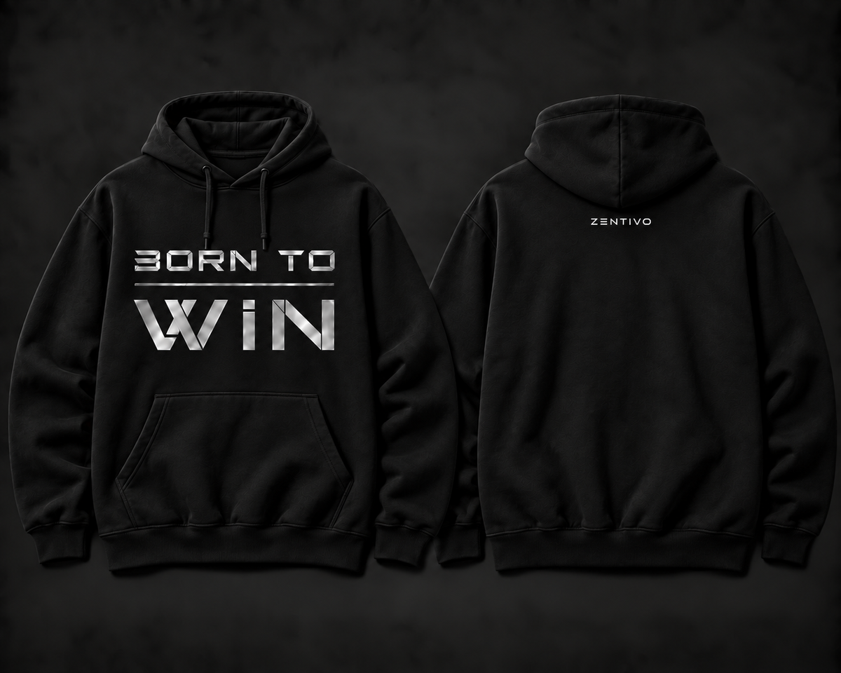 Zentivo Born to Win — Signature Cotton Hoodie