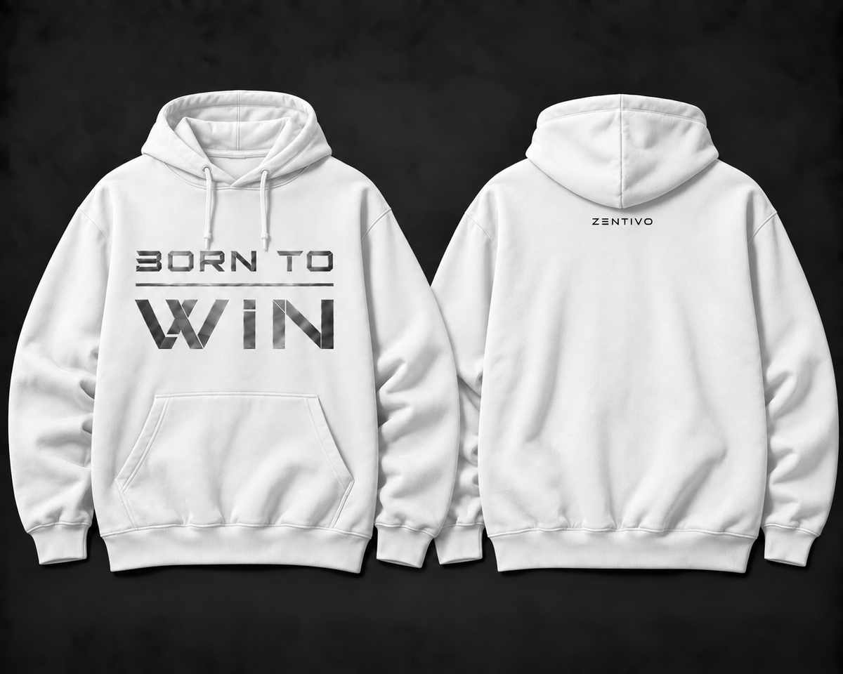 Zentivo Born to Win — Signature Cotton Hoodie