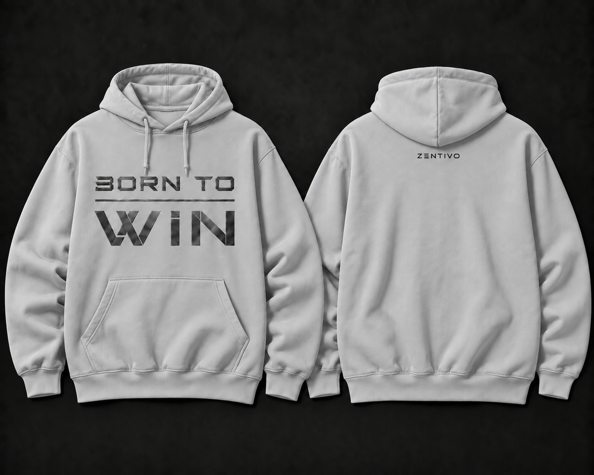 Zentivo Born to Win — Signature Cotton Hoodie
