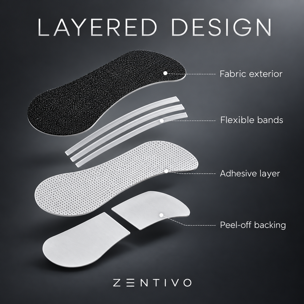 Zentivo AirFlow Nasal Strips — Clearer Breathing for Sleep & Training