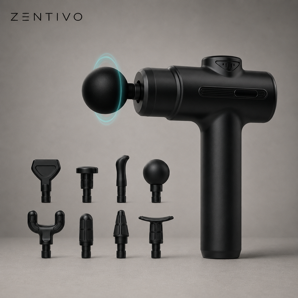 Zentivo PulseRecover™ Massage Gun — Deep-Tissue Percussion