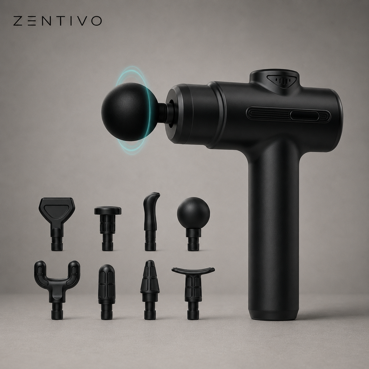 Zentivo PulseRecover™ Massage Gun — Deep-Tissue Percussion