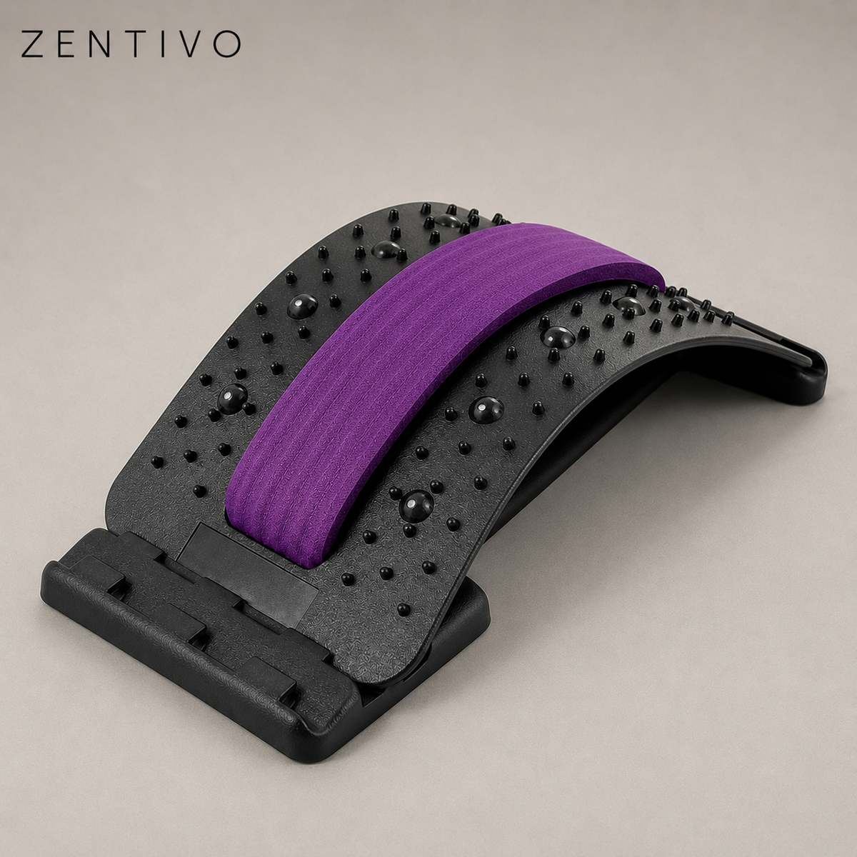 Zentivo SpineRelief Back Stretcher — Adjustable Decompression Support