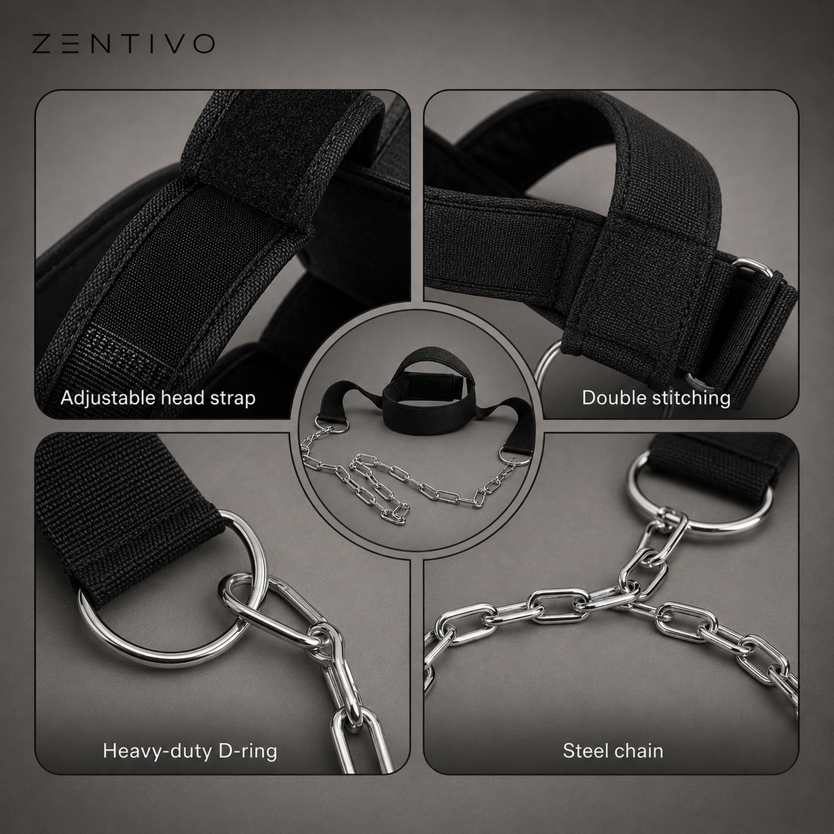 Zentivo TitanNeck Harness — Professional Neck Strength Trainer