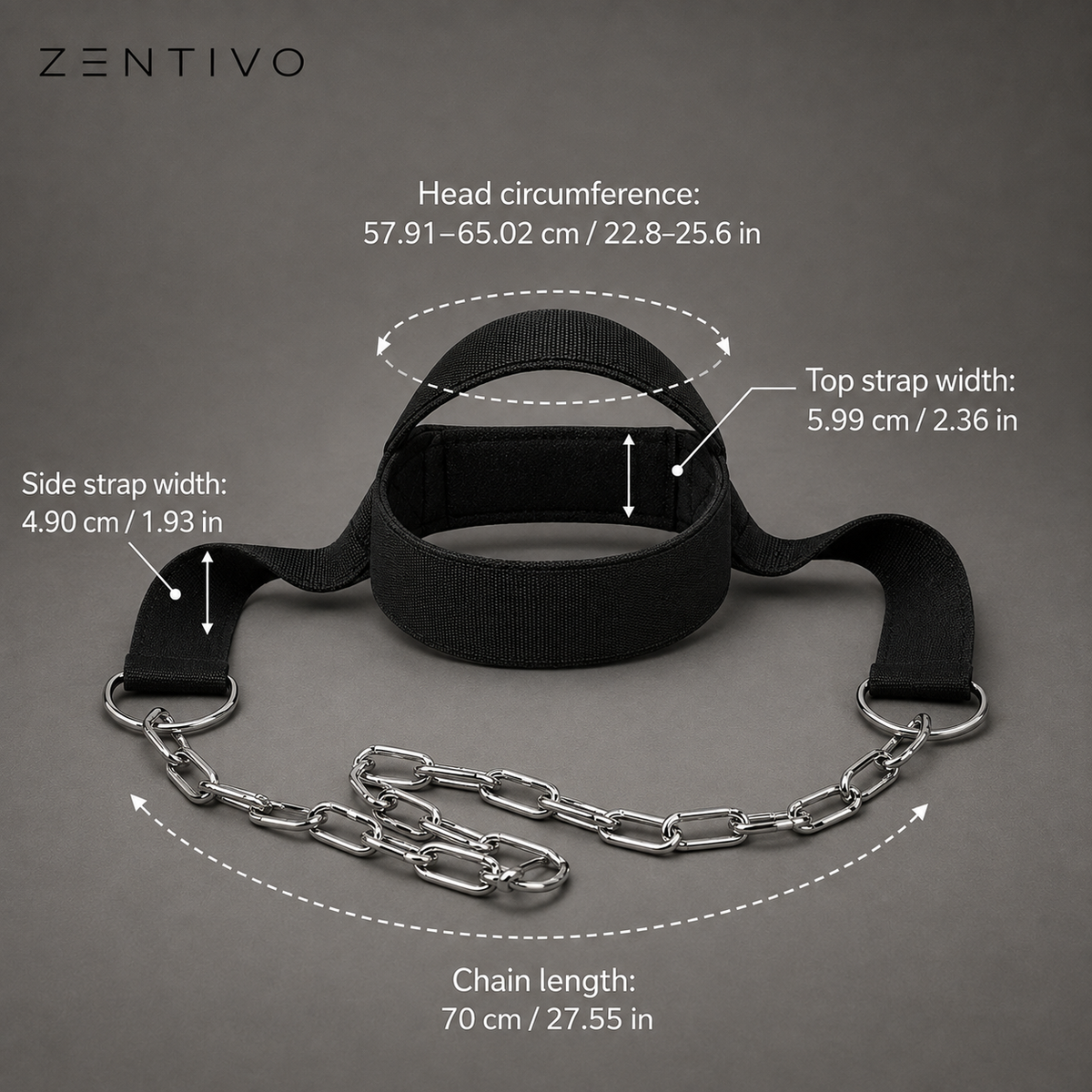 Zentivo TitanNeck Harness — Professional Neck Strength Trainer