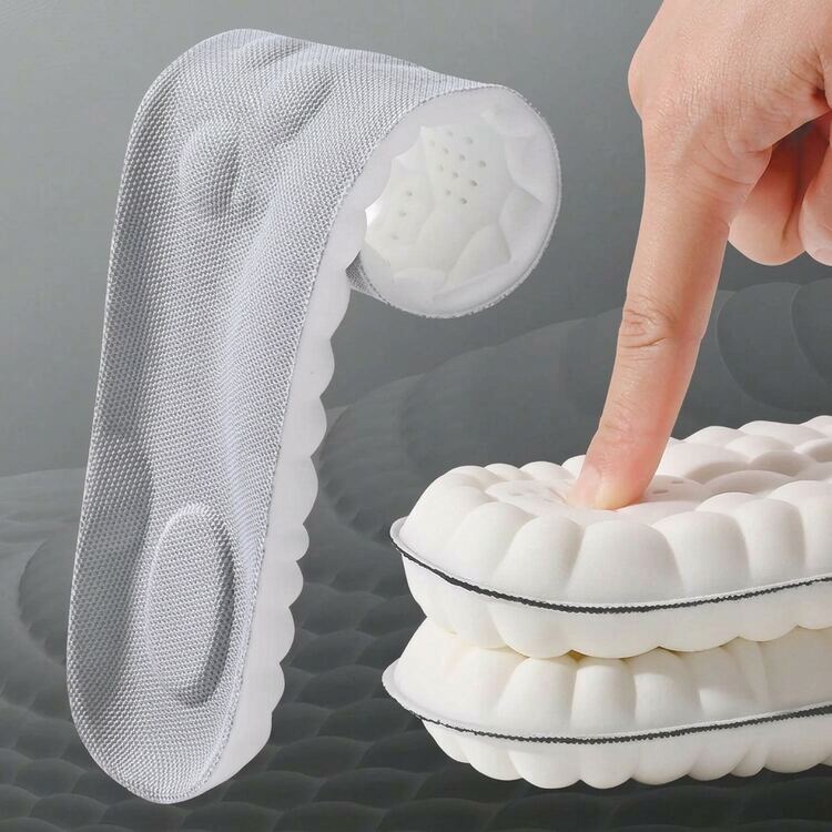 Grey variant Sport Performance Insoles latex cushion