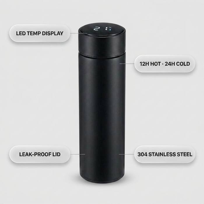 Smart Thermos Bottle Features