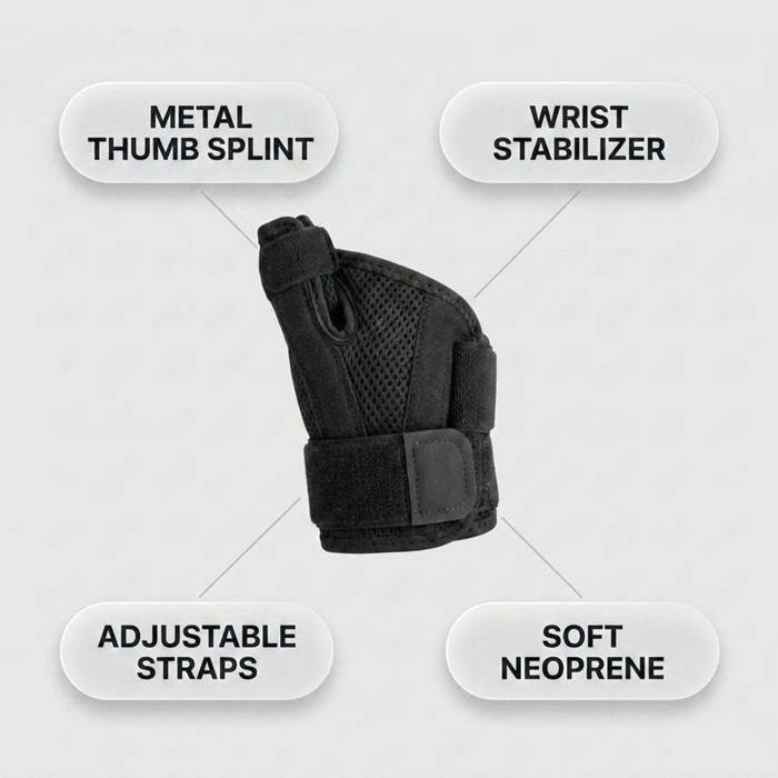 Thumb Wrist Splint Brace Features