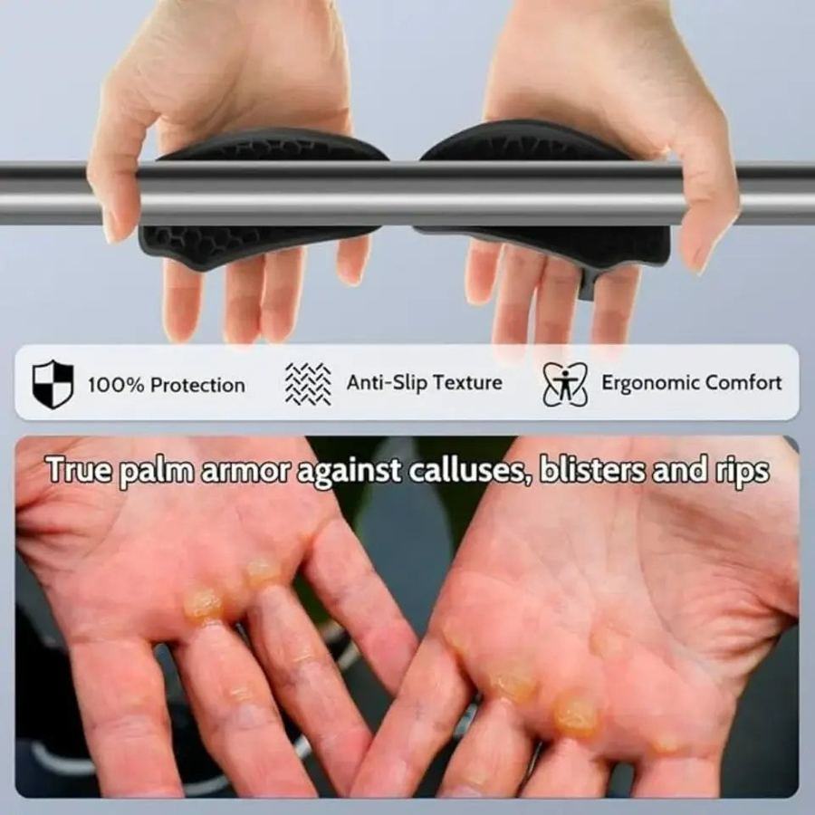 Anti-Slip Workout Grips palm protection