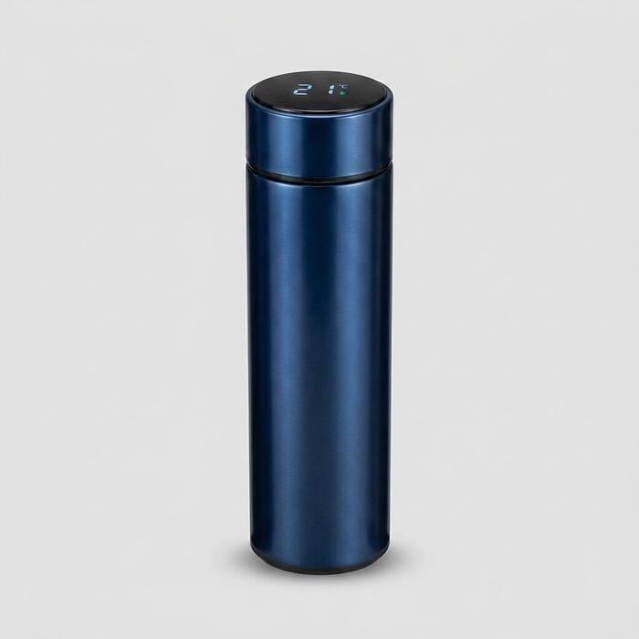 Smart Thermos Bottle Blue