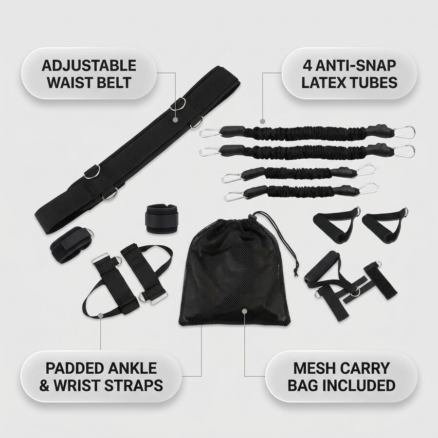 Boxing Resistance Bands Features infographic