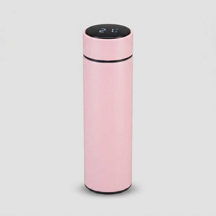 Smart Thermos Bottle 500ml - Pink variant