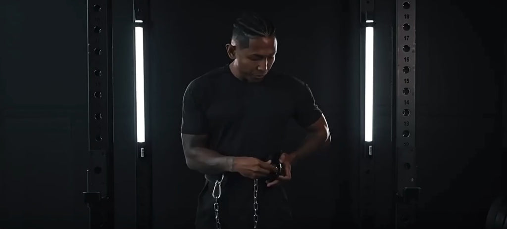 Heavy-Duty Weighted Dip Belt — Steel Chain for Dips & Pull-Ups
