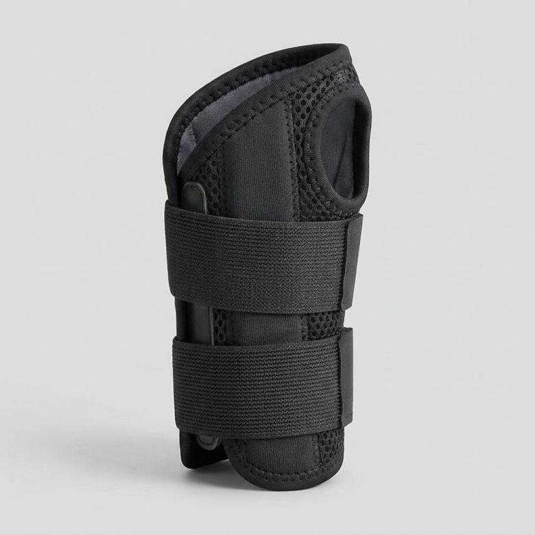 Black-Right Hand variant wrist brace single isolated studio photo